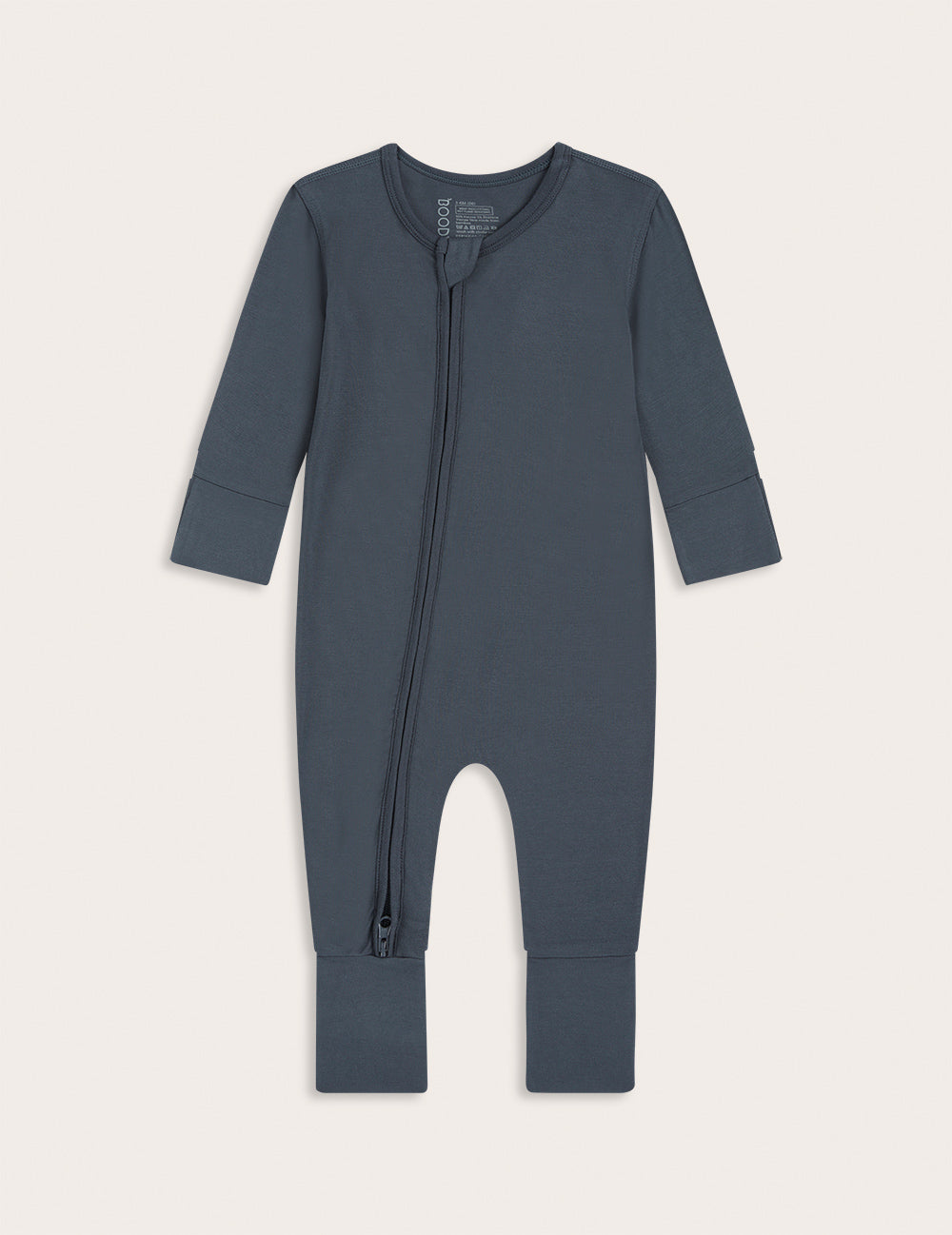 Baby Long Sleeve Romper - Storm