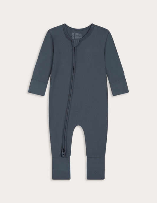 Baby Long Sleeve Romper - Storm